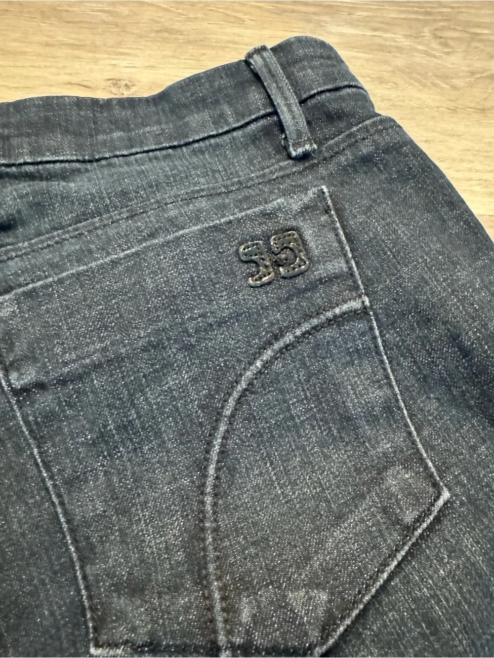 Joe's Jeans in a dark wash - Socialite style.